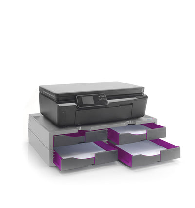 Mallette d'imprimante XL 4 tiroirs de couleur