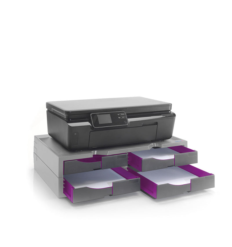 Porta Stampante XL 4 cassetti colorati