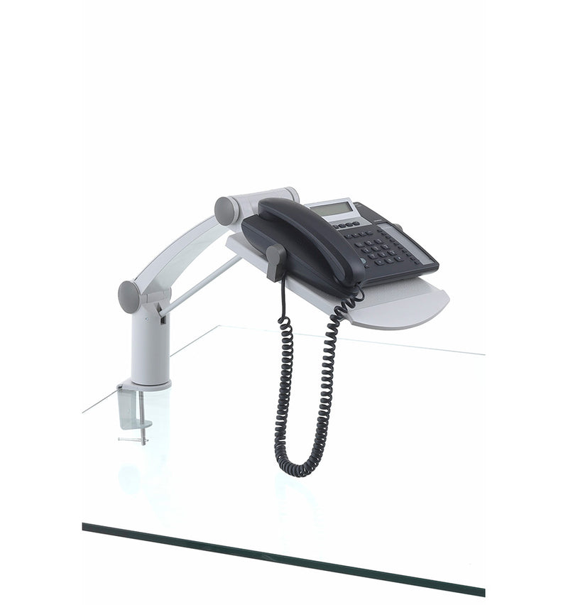 Adjustable landline phone stand
